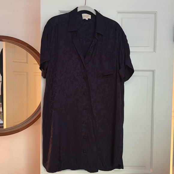 Sézane Ana Dress Navy Small EUC - Picture 2 of 4